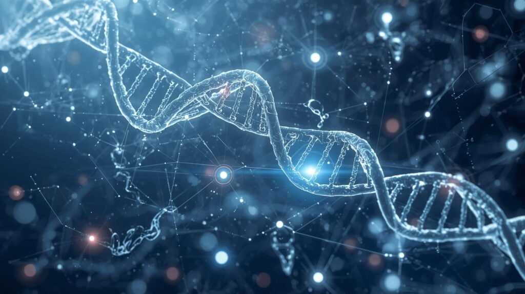 Personalized medicine AI using genetic data to customize patient treatments