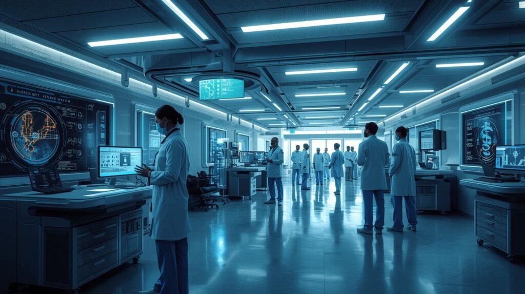 Smart hospitals using advanced technology and AI