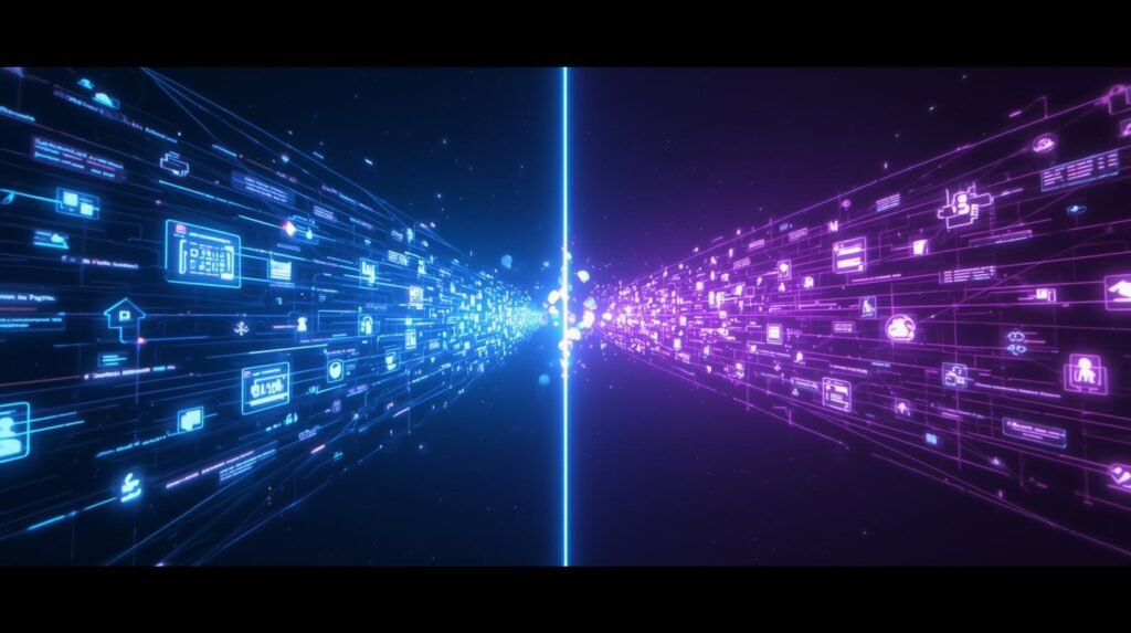 how labeled training data teaches a model to classify new examples, illustrating supervised learning